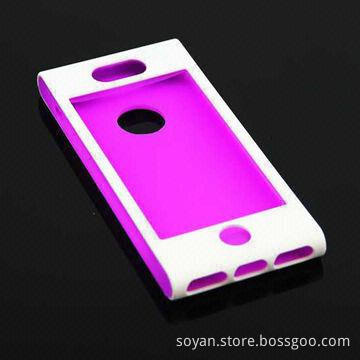 2014 NEW Launched Hybrid Soft Silicone and Hard PC Phone Case for iPhone 5/5S, Easy to Install